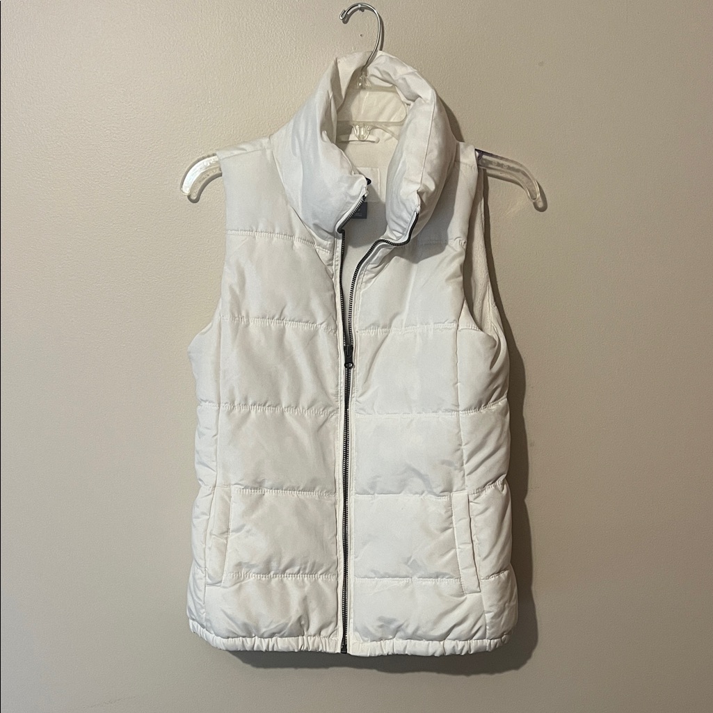 White Puffer Vest